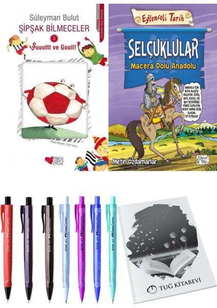 Selçuklular Macera Dolu Anadolu ve Şipşak Bilmeceler 3 2'li Set - Kalem