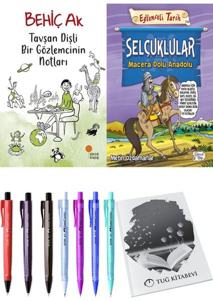 Selçuklular Macera Dolu Anadolu ve Tavşan Dişli Bir Gözlemcinin Notları 2'li Set - Kalem