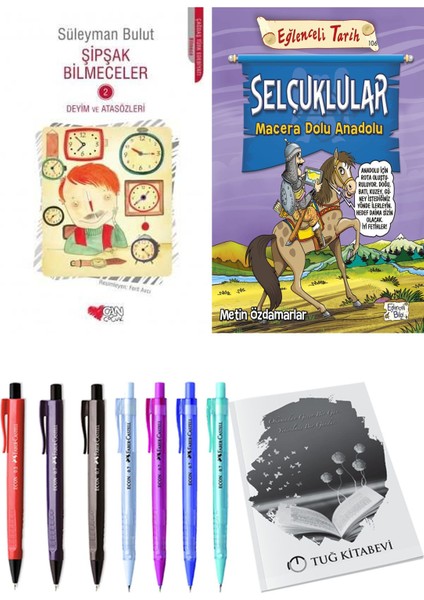 Selçuklular Macera Dolu Anadolu ve Şipşak Bilmeceler 2 2'li Set - Kalem