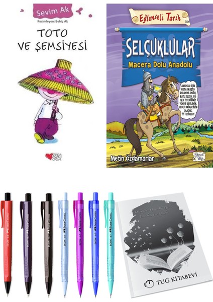 Selçuklular Macera Dolu Anadolu ve Toto ve Şemsiyesi 2'li Set - Kalem