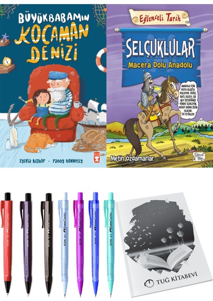 Selçuklular Macera Dolu Anadolu ve Büyükbabamın Kocaman Denizi 2'li Set - Kalem