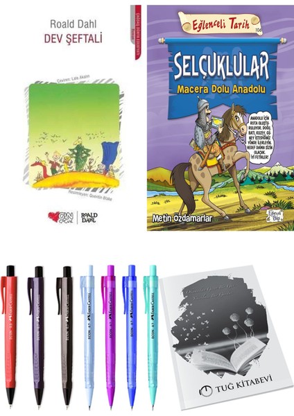 Selçuklular Macera Dolu Anadolu ve Dev Şeftali 2'li Set - Kalem
