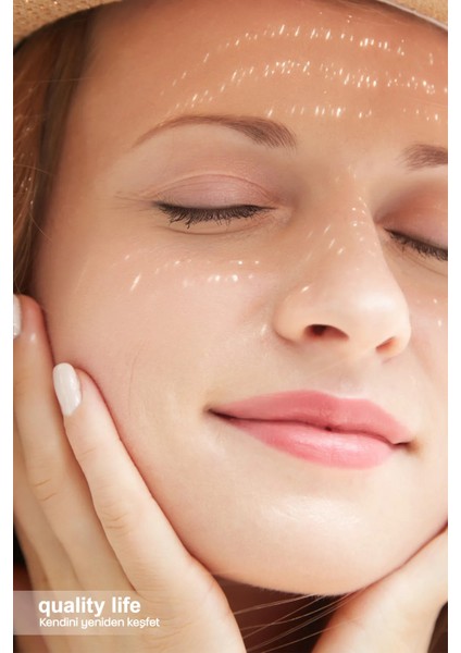 Ql Yüz Güneş Kremi Su Bazlı Leke Karşıtı 50+ Spf Hyaluronik Asit ve Collagen 50 ml Uva + Uvb Çok Yüksek Koruma 50 Faktör
