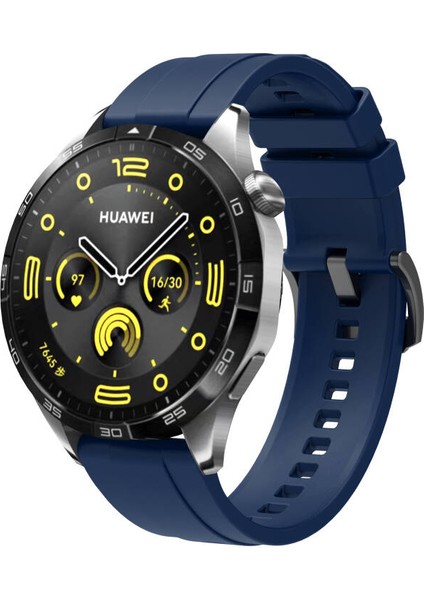 Huawei Gt4 41MM Kordon Metal Tokalı Esnek Silikon 22MM KRD95
