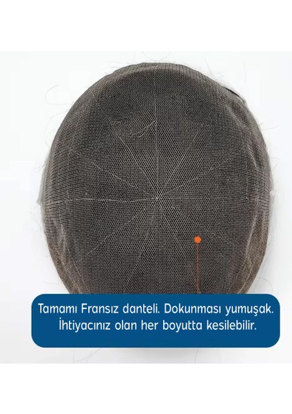 TF7959 Fransız Dantel Erkekler İçin Protez Saç - Toupee For Men - Doğal Dalgalı İnsan Saçı - Remy Saç - %130 Saç Yoğunluklu - Saç Değiştirme Sistemi - Peruk Ce Rohs