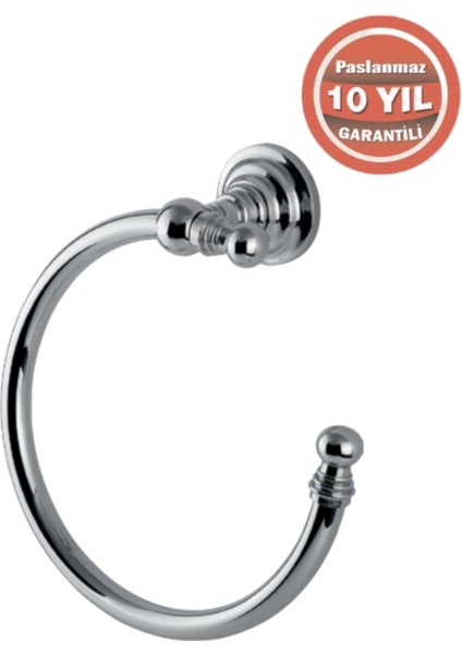 Paslanmaz Pirinç Ottoman Yuvarlak Havluluk