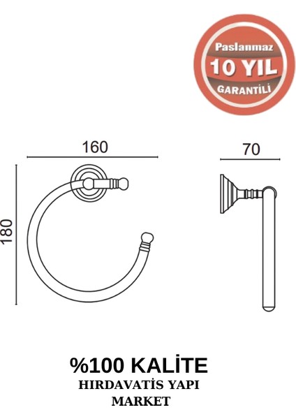 Paslanmaz Pirinç Ottoman Yuvarlak Havluluk fiyatları