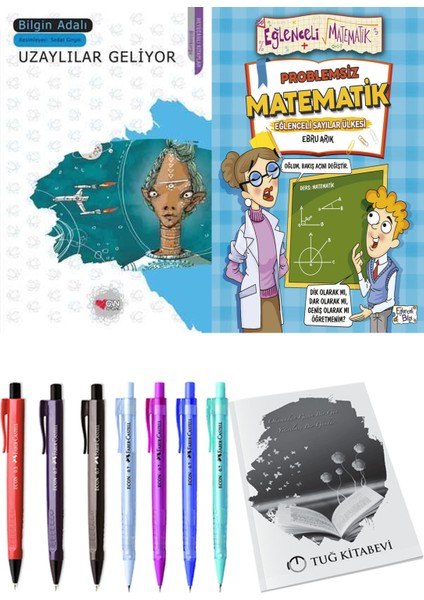 Problemsiz Matematik ve Uzaylılar Geliyor 2'li Set - Kalem