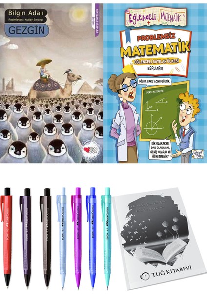 Problemsiz Matematik ve Gezgin 2'li Set - Kalem