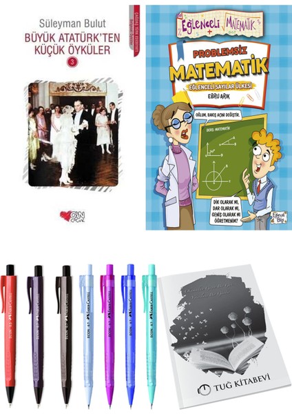 Problemsiz Matematik ve Büyük Atatürk'ten Küçük Öyküler 3 2'li Set - Kalem