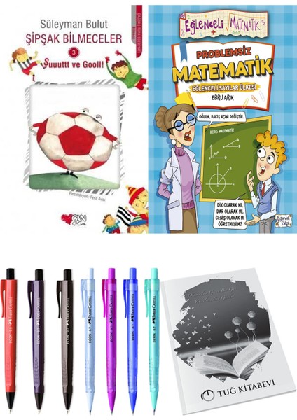 Problemsiz Matematik ve Şipşak Bilmeceler 3 2'li Set - Kalem