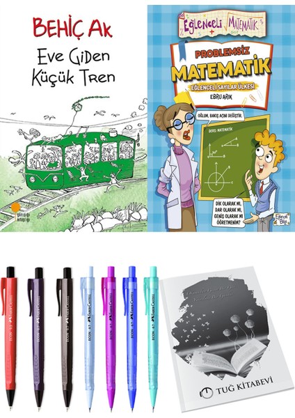 Problemsiz Matematik ve Eve Giden Küçük Tren 2'li Set - Kalem