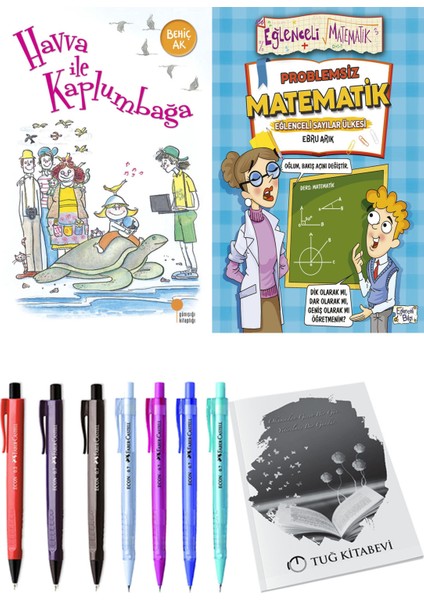 Problemsiz Matematik ve Havva ile Kaplumbağa 2'li Set - Kalem