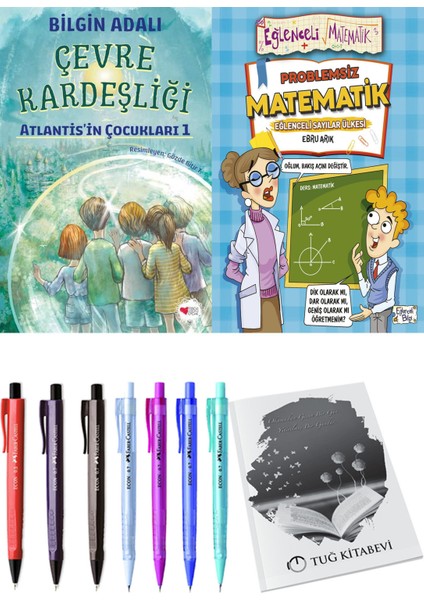 Problemsiz Matematik ve Çevre Kardeşliği 2'li Set - Kalem