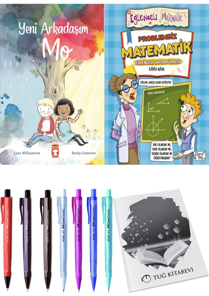 Problemsiz Matematik ve Yeni Arkadaşım Mo 2'li Set - Kalem