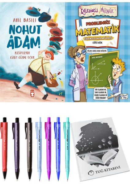 Problemsiz Matematik ve Nohut Adam 2'li Set - Kalem