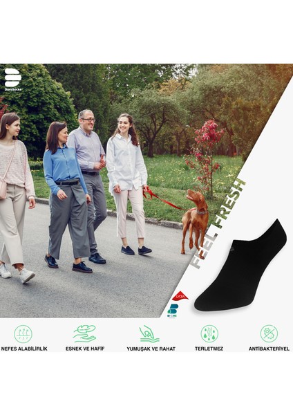 Drlsocks Bambu Sneakers Çorap (Kadın & Erkek, 4'Lü Set – Dikişsiz, Görünmez, Antibakteriyel) indirimleri