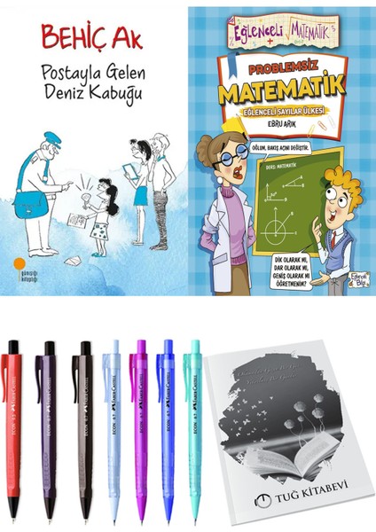 Problemsiz Matematik ve Postayla Gelen Deniz Kabuğu 2'li Set - Kalem