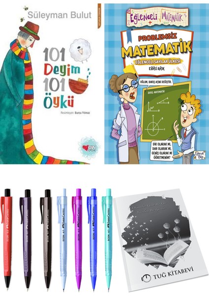 Problemsiz Matematik ve 101 Deyim 101 Öykü Süleyman Bulut 2'li Set - Kalem