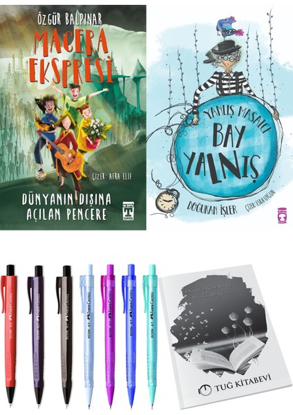 Yanlış Masalcı Bay Yalnış ve Gelecek Ekspresi Dünyanın Dışına Açılan Pencere 2'li Set - Kalem