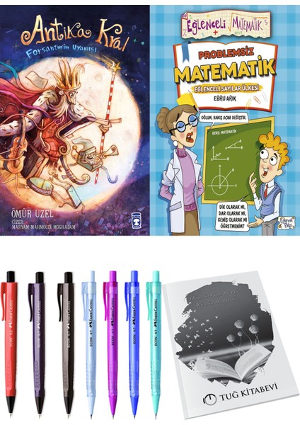 Problemsiz Matematik ve Antika Kral Forsantin'in Uyanışı 2'li Set - Kalem