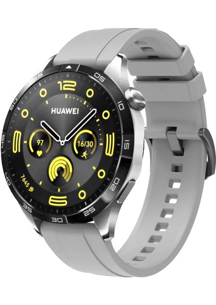 Huawei Gt4 41MM Kordon Metal Tokalı Esnek Silikon 22MM KRD95