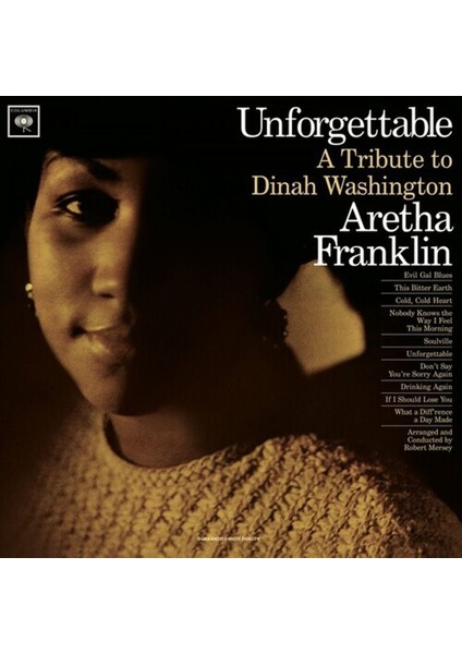 Aretha Franklin - Unforgettable - A Tribute to Dinah Washington (Plak)