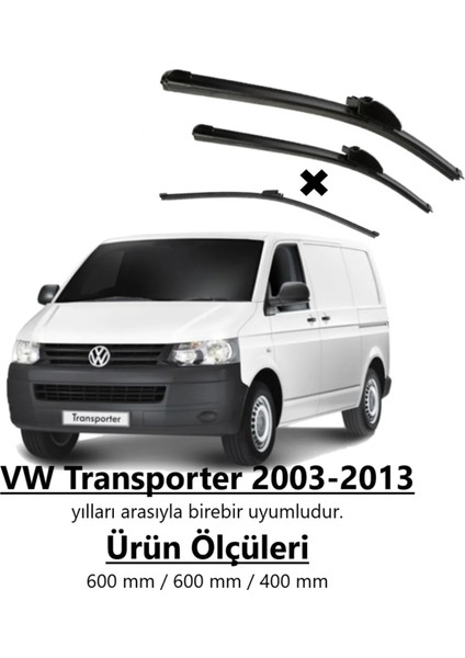 Vw Transporter T5 2003-2013 Ön ve Arka Muz Silecek Takımı