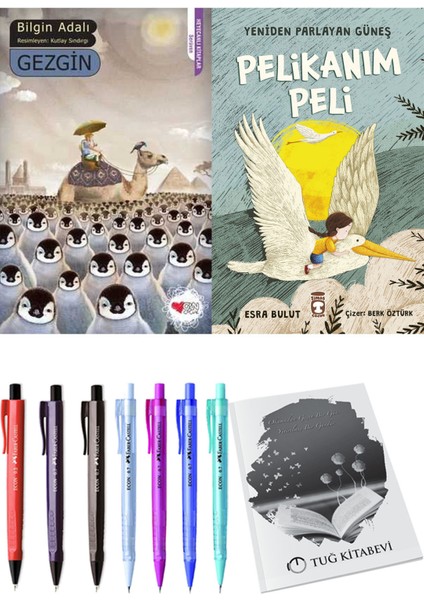 Yeniden Parlayan Güneş Pelikanım Peli ve Gezgin 2'li Set - Kalem