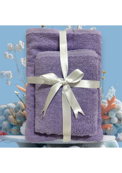 Daily Soft Comfort Serisi 50 x 90 ve 70X140 Banyo Havlu Seti 765 Gram