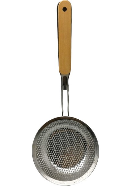 Ahşap Saplı Metal Kevgir
