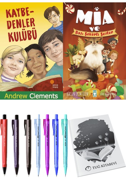 Mia ve Bazı Şekerli Şeyler ve Kaybedenler Kulübü 2'li Set - Kalem
