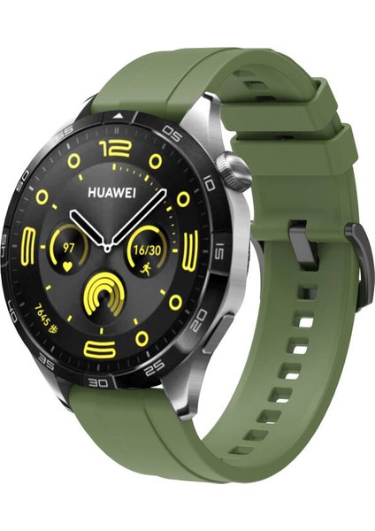 Huawei Gt4 41MM Kordon Metal Tokalı Esnek Silikon 22MM KRD95