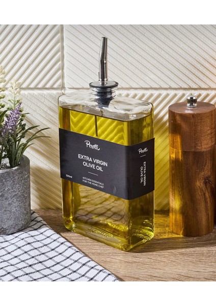 Gümüş 500 ml Cam Yağdanlık, Sosluk, Sirkelik, Şık ve kullanışlı tasarım