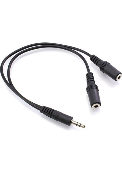 MF-SK12 3.5mm Stereo Kulaklık Mikrofon Çoklayıcı Ikili