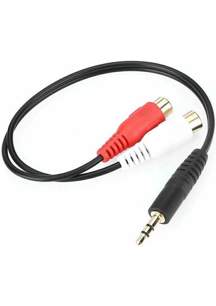 Mf-Sk3-D 3.5mm Stereo Erkek - 2 Rca Dişi Dönüştürücü