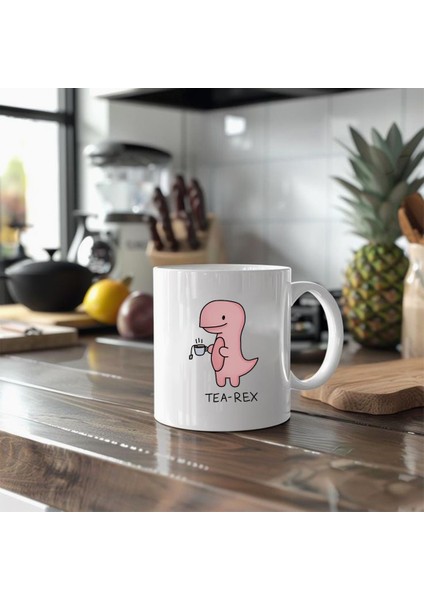 Tea-Rex Baskılı Kupa Bardak