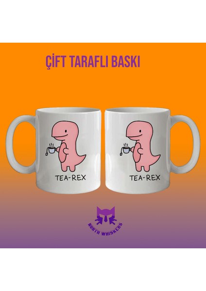 Tea-Rex Baskılı Kupa Bardak