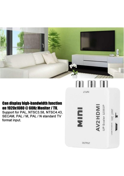 HDV - 1810 Av To HDMI Dönüştürücü Convertor fırsatları