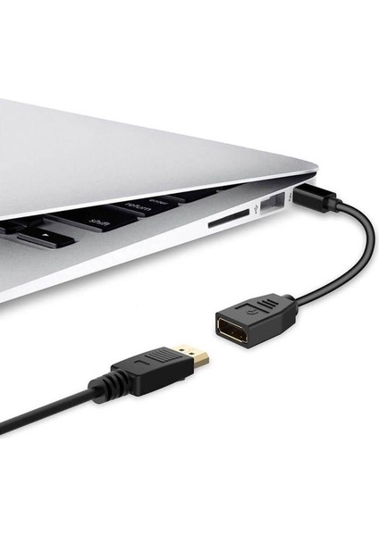 MF-AVC12 Mini Displayport (Thunderbolt) To Displayport Çevirici Kablo 4K@60Hz