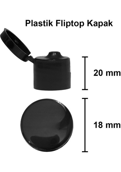 100 ml Siyah Şeffaf Boğumlu Sos Şişesi, Sızdırmaz Kapak, 2'li Paket modelleri