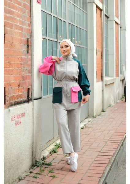 Kadın Tesettür Eşofman Takımı Double Crep Alt-Üst Takım fiyatları