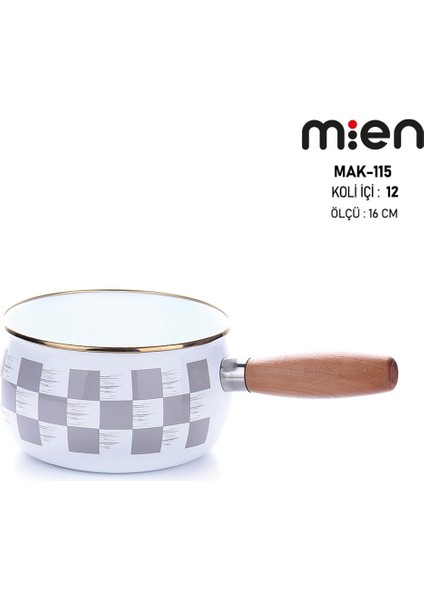 Ekincihome Gri Dama Dekor Emaye 16 cm Sos Tavası fiyatları