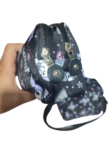 Unisex Kuromi Cinnamoroll Mymelody 3'lü Çanta Seti Sırt Çantası Beslenme Çantası Kalemlik
