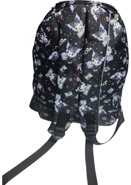 Unisex Kuromi Cinnamoroll Mymelody 3'lü Çanta Seti Sırt Çantası Beslenme Çantası Kalemlik