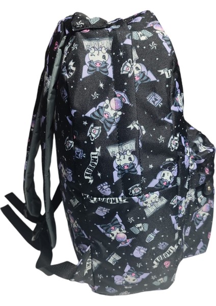 Unisex Kuromi Cinnamoroll Mymelody 3'lü Çanta Seti Sırt Çantası Beslenme Çantası Kalemlik