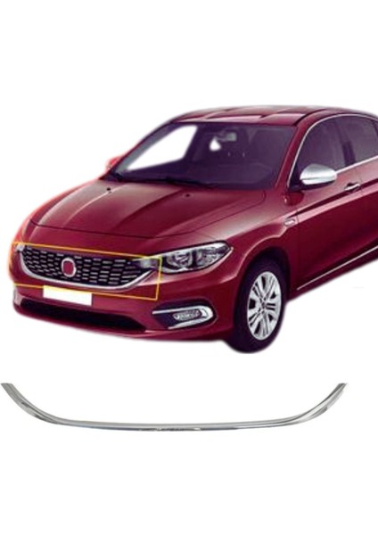 Fiat Egea Krom Far Kaşı 2 Parça + Ön Panjur Alt Çıtası Krom 2015-2019 Paslanmaz Çelik fırsatları