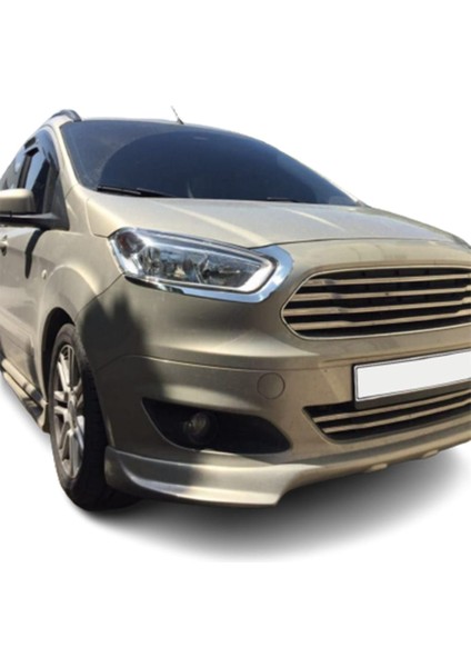 Ford Tourneo Courier 2014> Far Kaşı Krom 2 Parça Uyumlu Paslanmaz Çelik