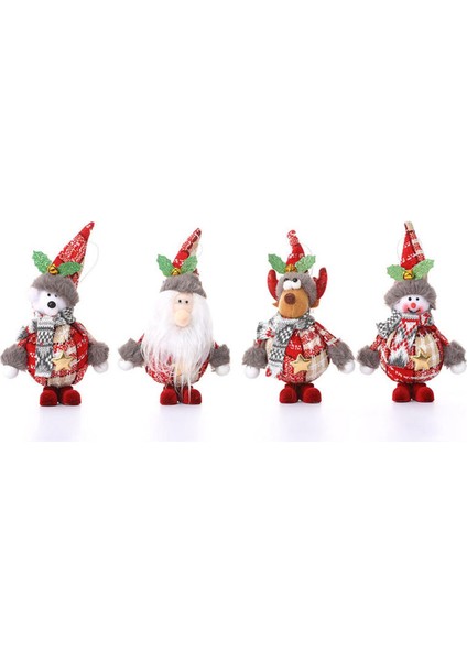 Yılbaşı Çam Ağacı Süsü Sevimli Ayıcık Ayaklı Dekor Süs 17 cm fırsatları