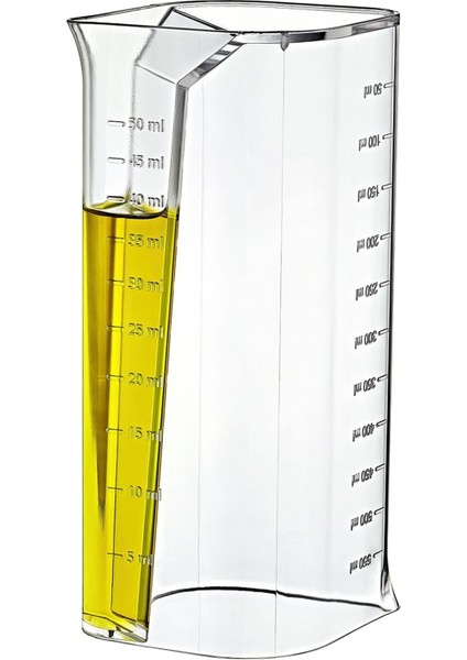 Tekno Trust Ölçekli Şeffaf 550ML Yağlık & Yağdanlık & Ölçü Kabı ( Cam Değildir )